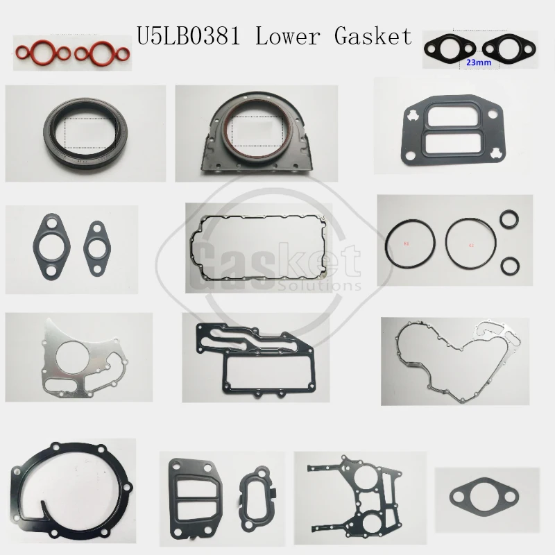 

U5LB0381 U5LB0383 U5LB0384 U5LB1218 Lower Gasket Set For Perkins 1104 Excavator Diesel Engine Gasket Parts