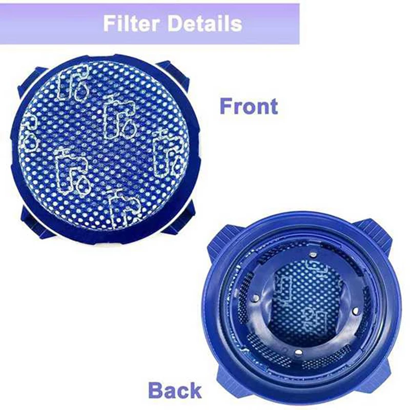 1Set Washable Filters For SAMSUNG Jet 75 Jet 90 Jet 70 Jet 75+ Jet 60 VS9000RL Vacuum Cleaner, Replace No. DJ97-02649A