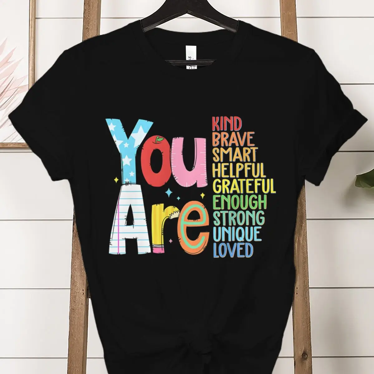 You Are Kinds Shirts for Women Back To School T-shirts Teachers' Gifts Short Sleeve Tee Fashion Casual Teacher Appreciation Tee
