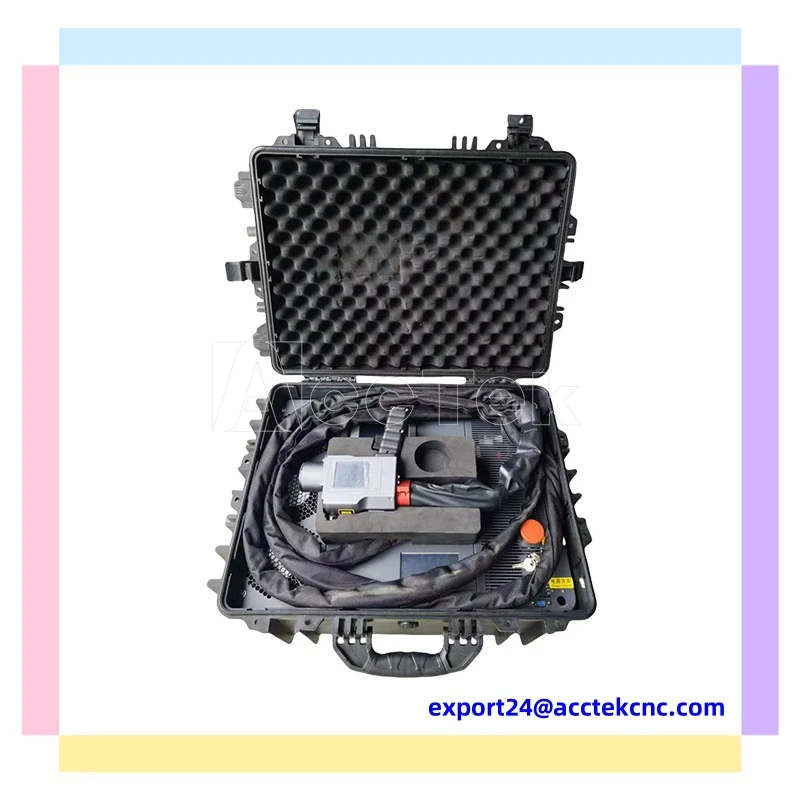 Light Weight Small Size Portable Mini Pulsed Fiber Laser Cleaner Rust Removal Cleaning Machine Portable Metal Mold Rust Removal