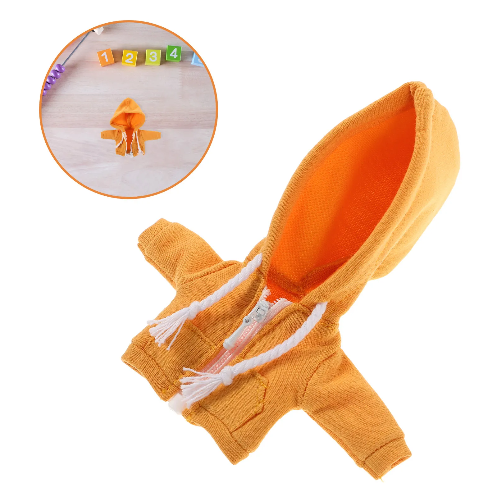 

Exquisite 1 12 Scale Yellow Mini Hoodie for Tiny Dress Up DIY Play Clothes Stylish Accessory Collectors Tiny Play Hoodie