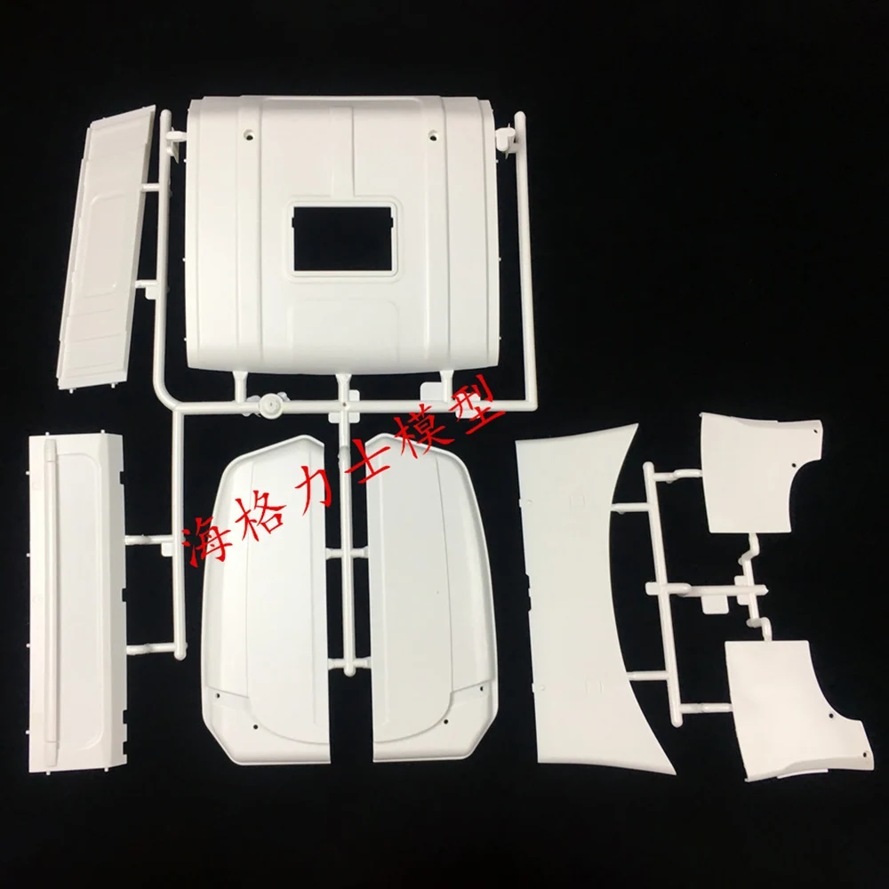 KXRC Plastic Cockpit High Roof Retrofit Accessorie Kit for 1/14 Tamiya RC Truck Trailer Scania R620 R730 R470 Upgrade Parts