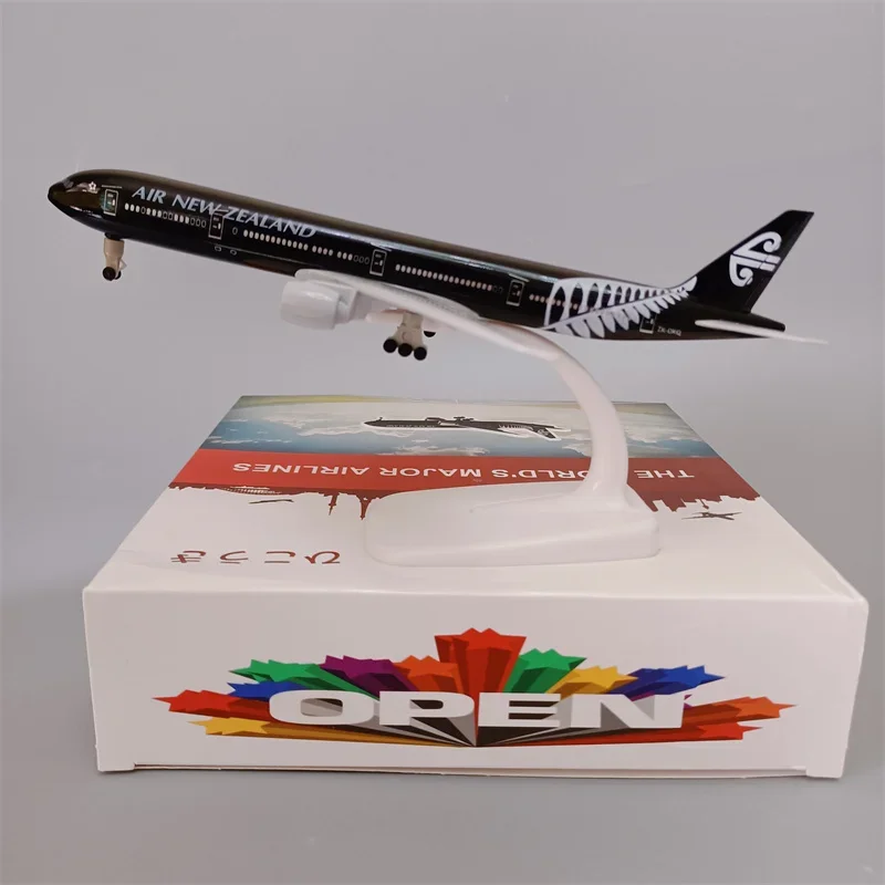 19cm ar nova zealand b777 companhias aéreas boeing 777 diecast avião modelo liga de metal diecast modelo avião com trens de pouso