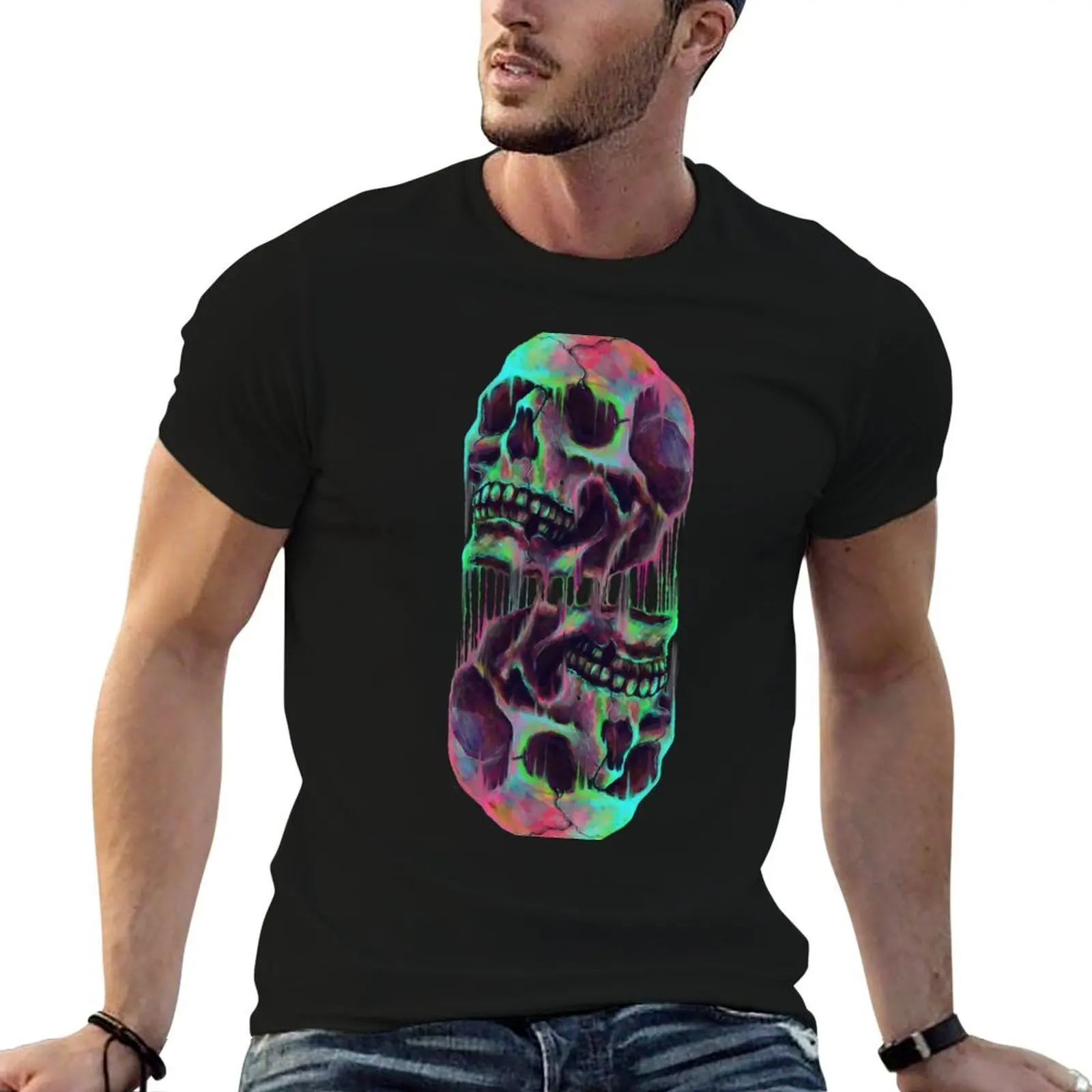 

Synthesize T-Shirt t shirts for man cotton man t shirt summer T-Shirt