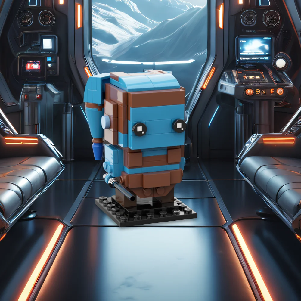 وحدات بناء شخصيات MOC Space للأطفال ، Brickheadz الكلاسيكية ، الشخصيات ، لعبة الطوب ، هدية عيد الميلاد ، نموذج Aaylas Secura