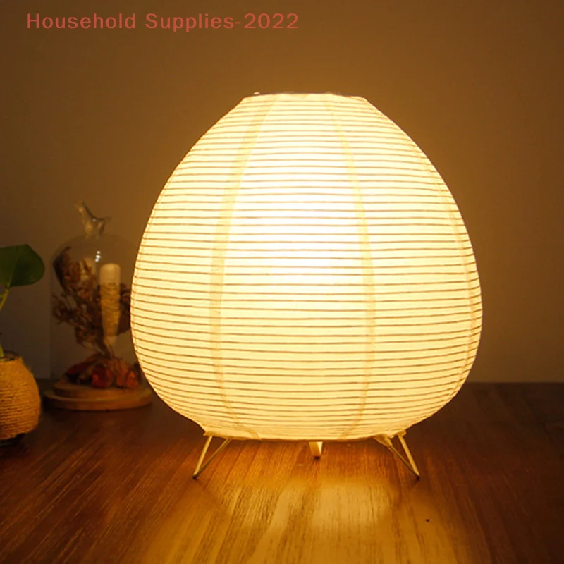 

Japanese Lantern Led Table Lamp Living Room Bedroom Bedside Rice Paper Lights Study Homestay Art Creative Decor Table Lights