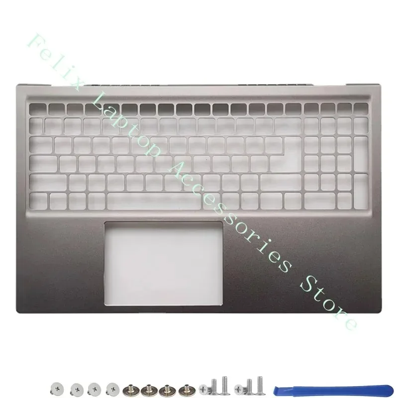 Obudowa LCD Tylna Pokrywa Przednia Pokrywa Metalowa Podpórka Pod Nadgarstki Dolna Obudowa Zawiasy Nowa Obudowa Laptopa Szara do Inspiron 15 Pro 5510 5515 — zdjęcie produktu 4