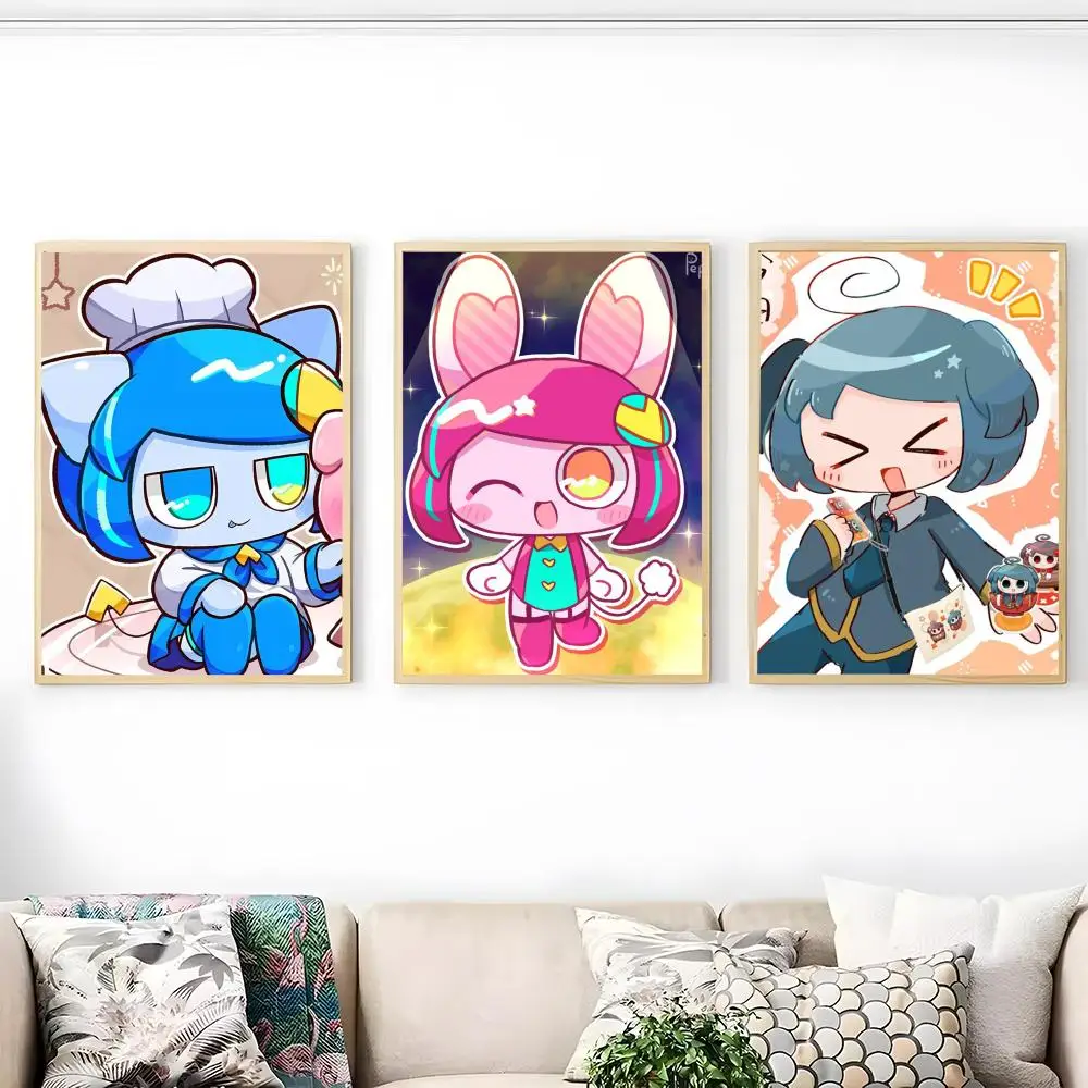 

Cartoon P-Pepoyo-S Painting Calligraphy Minimalist Print Canvas Poster Unframed Wall Art For Home Office Decor