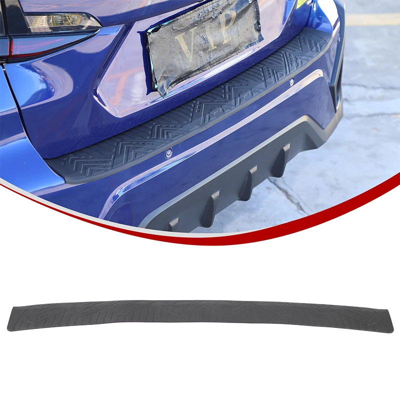 لسوبارو Crosstrek 2024 2025 TPE الأسود سيارة الجذع الوفير الزخرفية الحرس ملصق الكسوة حماية السيارة الملحقات