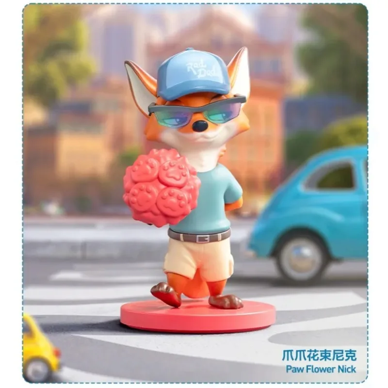 Popmart 100 % originale und echte Zootopia Crazy Continuation Series Figur Blind Box Ornament, süßes und exquisites Geschenk