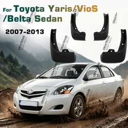Mudflaps For Toyota Yaris Sedan Vios Limo Belta 2007 2008 2009 2010 2011 2012 2013 Splash Guards Mud Flap Mudguards Fender