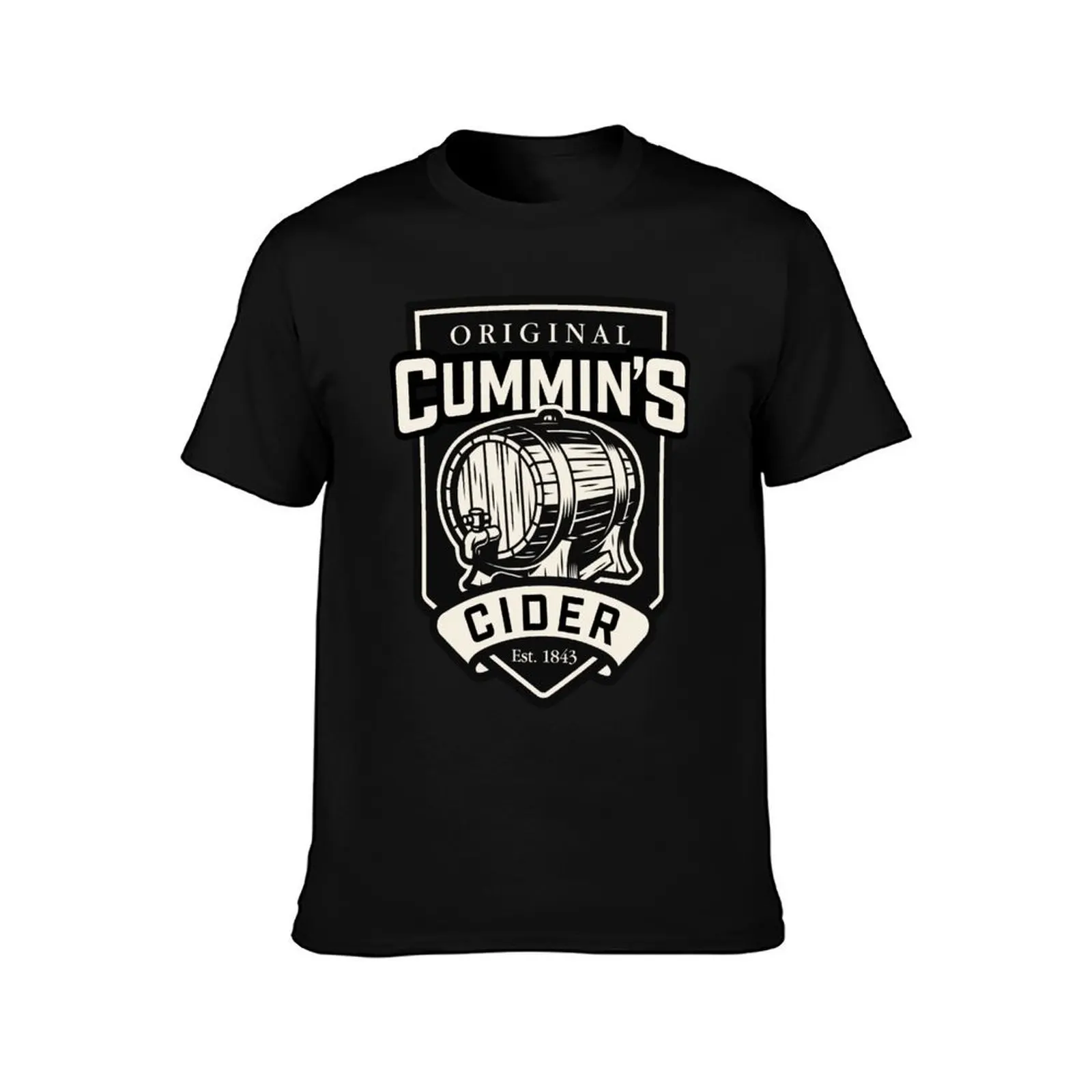 Original Cummin's Cider T-Shirt Soft Casual Short Sleeve Cotton Tee T-Shirt