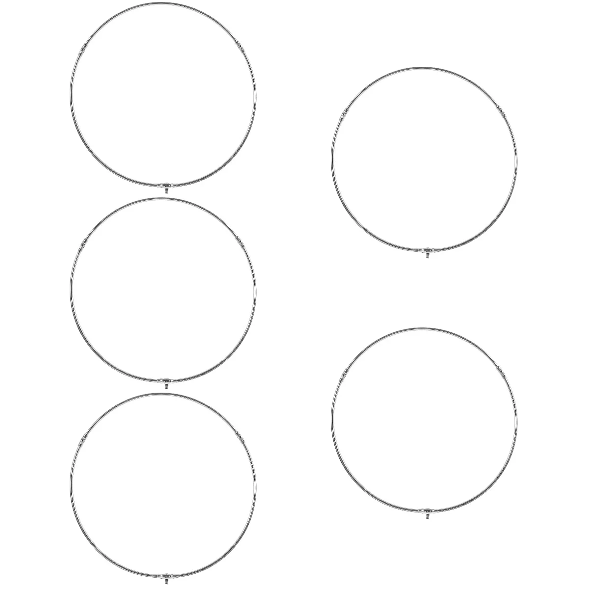 

5pcs 5 Pieces Fishing Tool Accessories Cage Supplies Circle Replacement Foldable