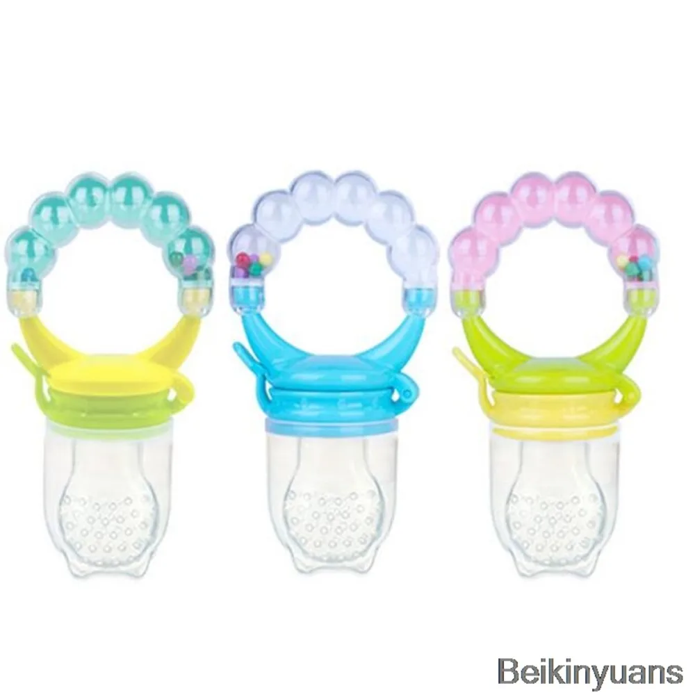 Baby pacifier fresh food milk feeder child pacifier feeding safety baby supplies baby bell toy bottle feeding tool food soother