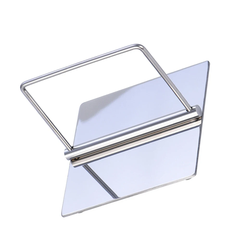 

1pc Stainless Steel Paper Towel Holder Napkin Stand Tissue Holder for Kitchen Bedroom Vertical Tabletop Dispenser