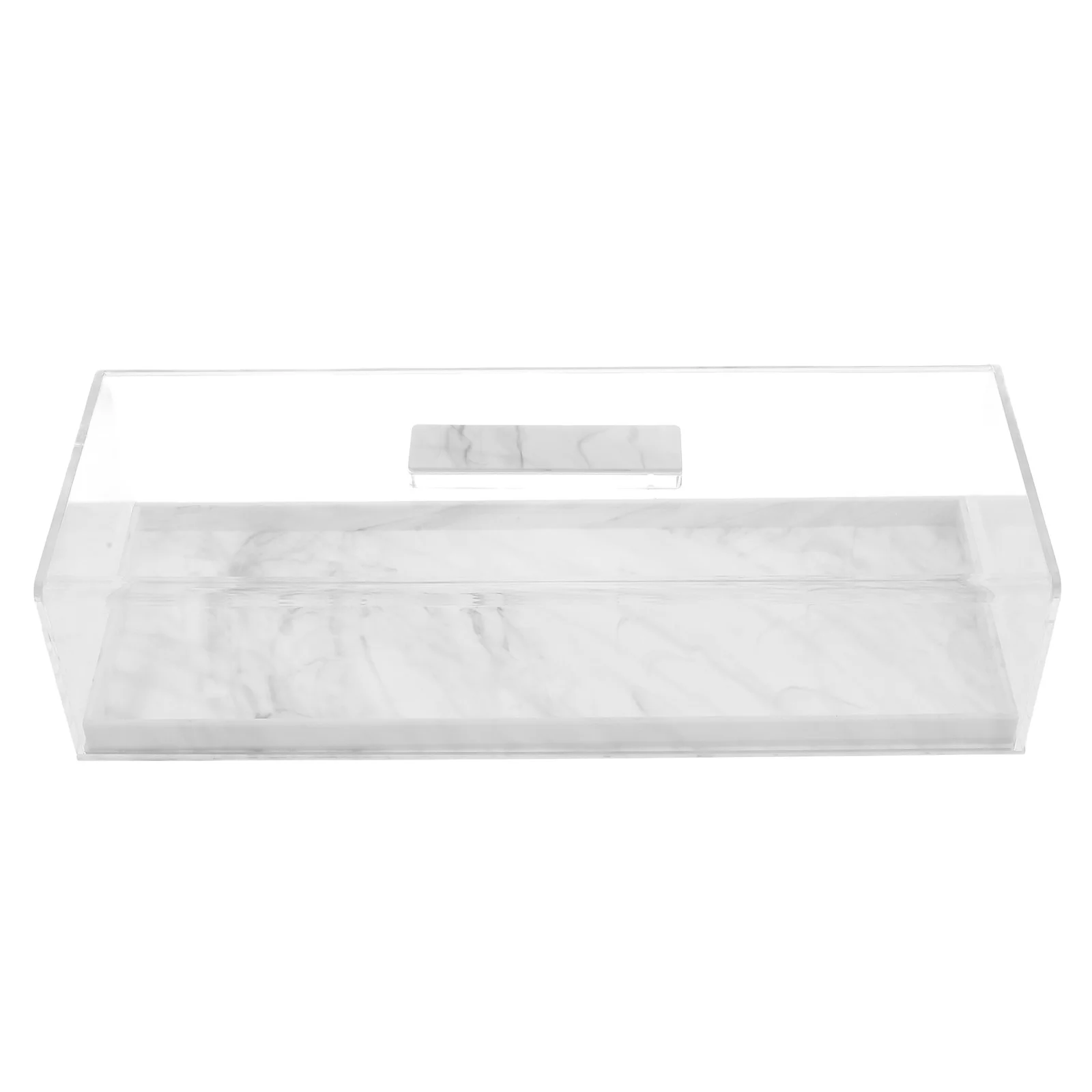 

Rectangular Acrylic Cake Tray Lid Clear Display Cover Cake Plate Dessert Serving Tray Rectangle Stand Platter for Party Home