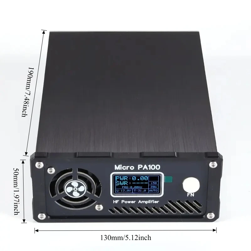 

Micro PA100 100W 3.5MHz-30MHz QRP HF Power Amplifier Shortwave Radio Linear Power Amplifier