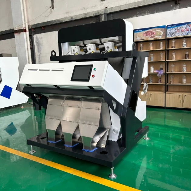 Advanced Belt-Type Rice Color Sorter Machine with CCD  High Precision to Remove Discolored Grains and Stones