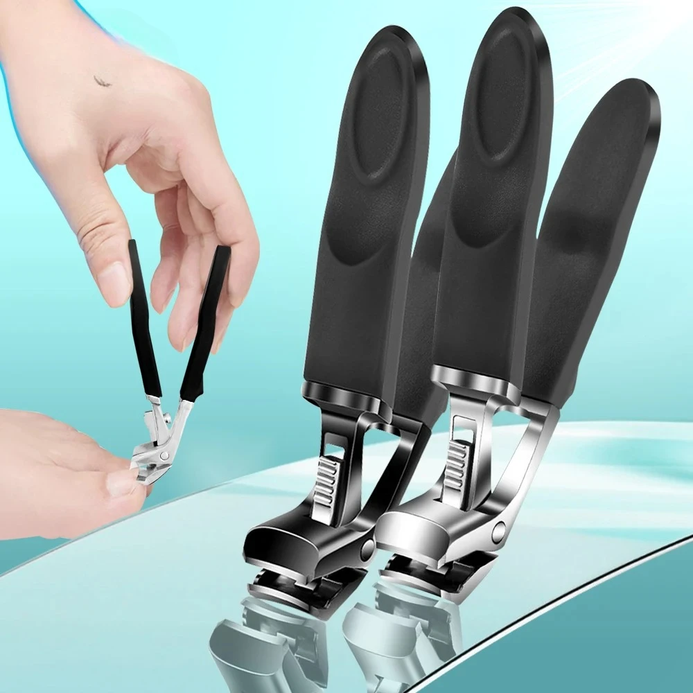 

Angled Head Nail Clippers for Seniors Ergonomic Toenail Clipper for Thick Nails Nail Cutter Trimmer Professional Manicure Tool