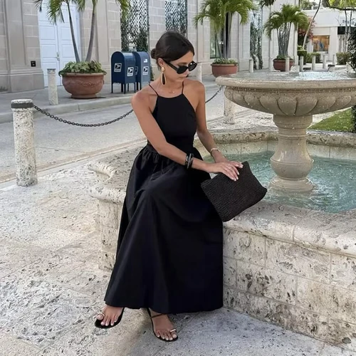 Imagen 2 del producto Vestido nuevo de verano para mujer, novedad de 20225, Top de tubo elegante con tirantes, vestidos de fiesta elegantes para mujer, vestido de calle de vacaciones juvenil a la moda