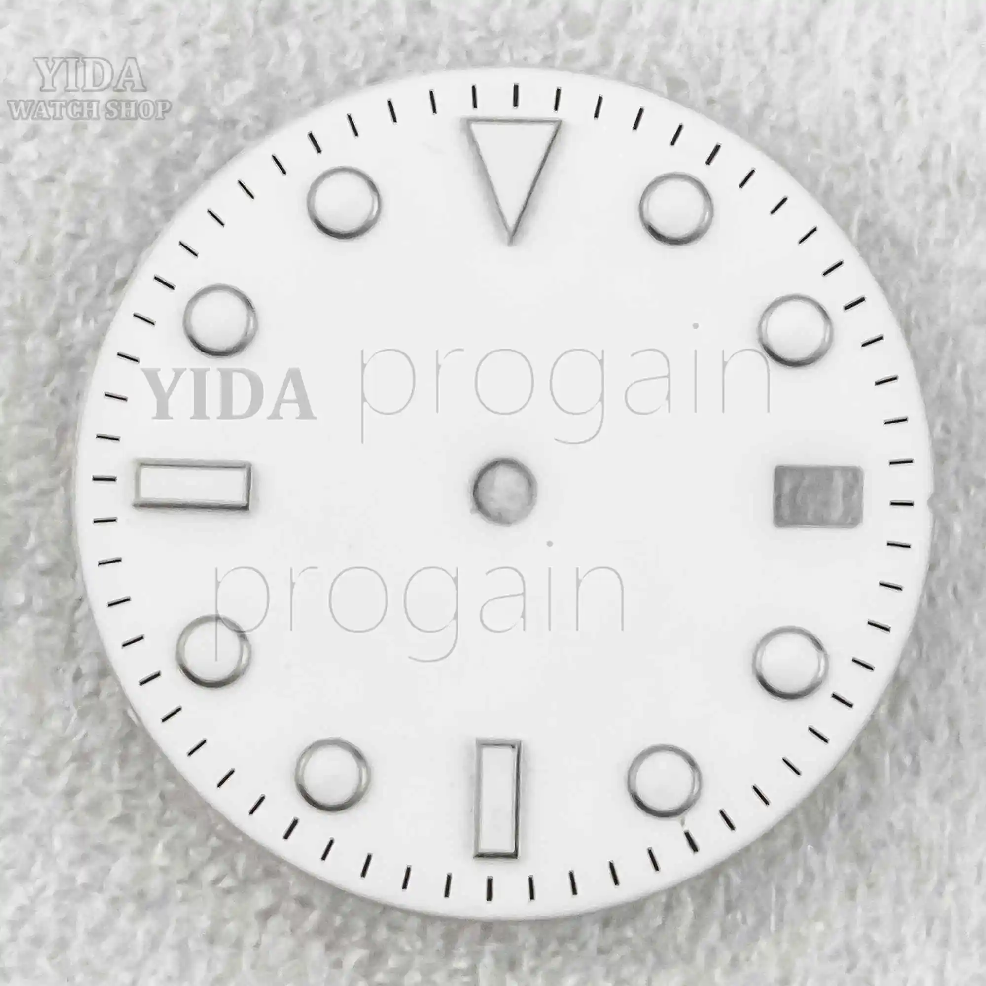 Модифицированный циферблат часов, зеленые светящиеся циферблаты, 28,5 мм, подходят для механизма NH34 NH35 NH36, инструменты для ремонта деталей часов SUB GMT, замена