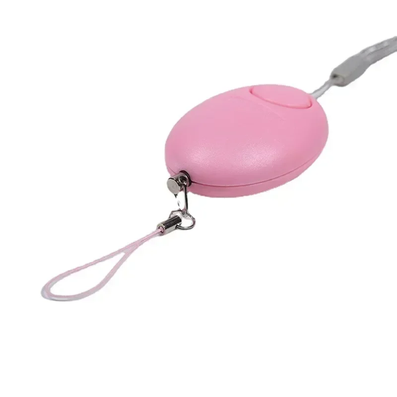 Alarma de autodefensa para mujer, 120dB, forma de huevo, protección de seguridad para niña, alerta de seguridad Personal, llavero fuerte, alarma de emergencia, 1 Uds.