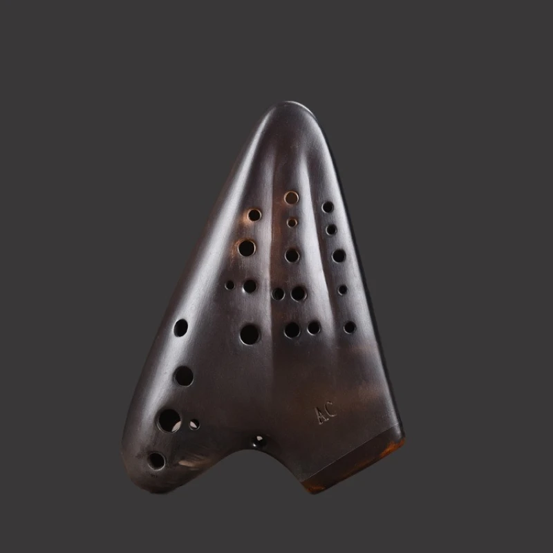 Ocarina Profesional de Cerámica de 16 Orificios y Tres Tubos, Clave de Do Alto (AC), Ocarinas para Principiantes, Sanación por Sonido, Instrumentos Musicales Orff