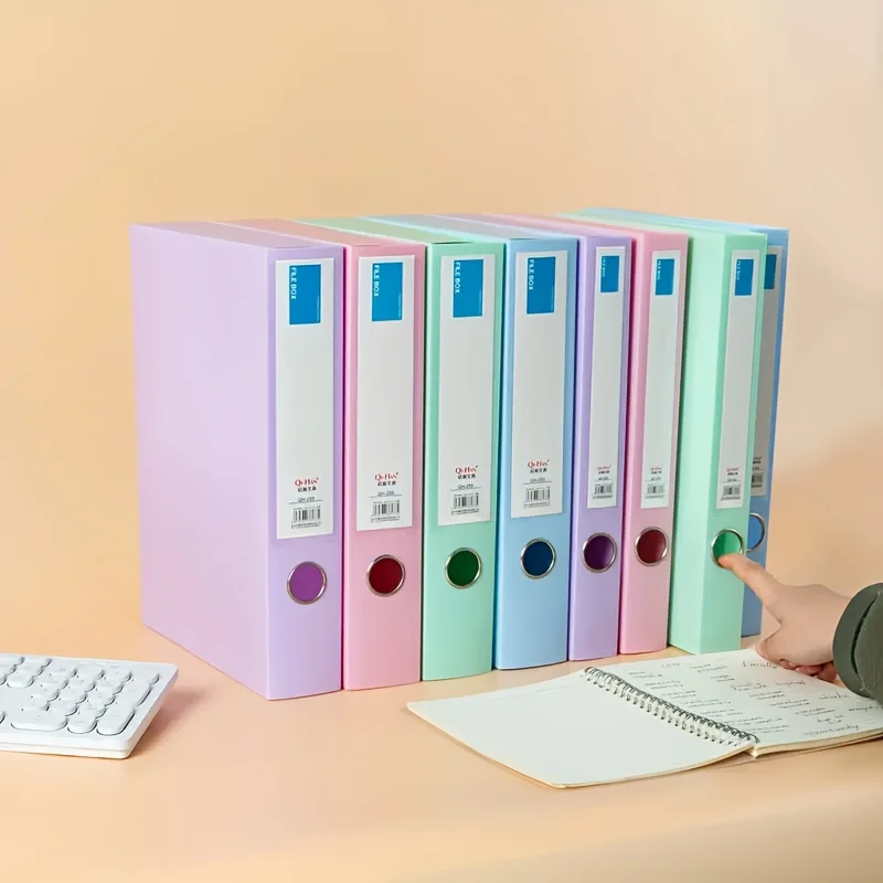 

Morandi 1.38inch-2.17inch File Box, Document Storage Box, Office Supplies, Contract Storage Box, Accounting Voucher Archive