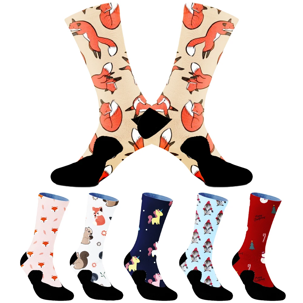 Fine Men Socks Funny Happy Paragraph Diamond Pattern Argyle Three-dimensional Tube Geometric Funny Cycling Socks