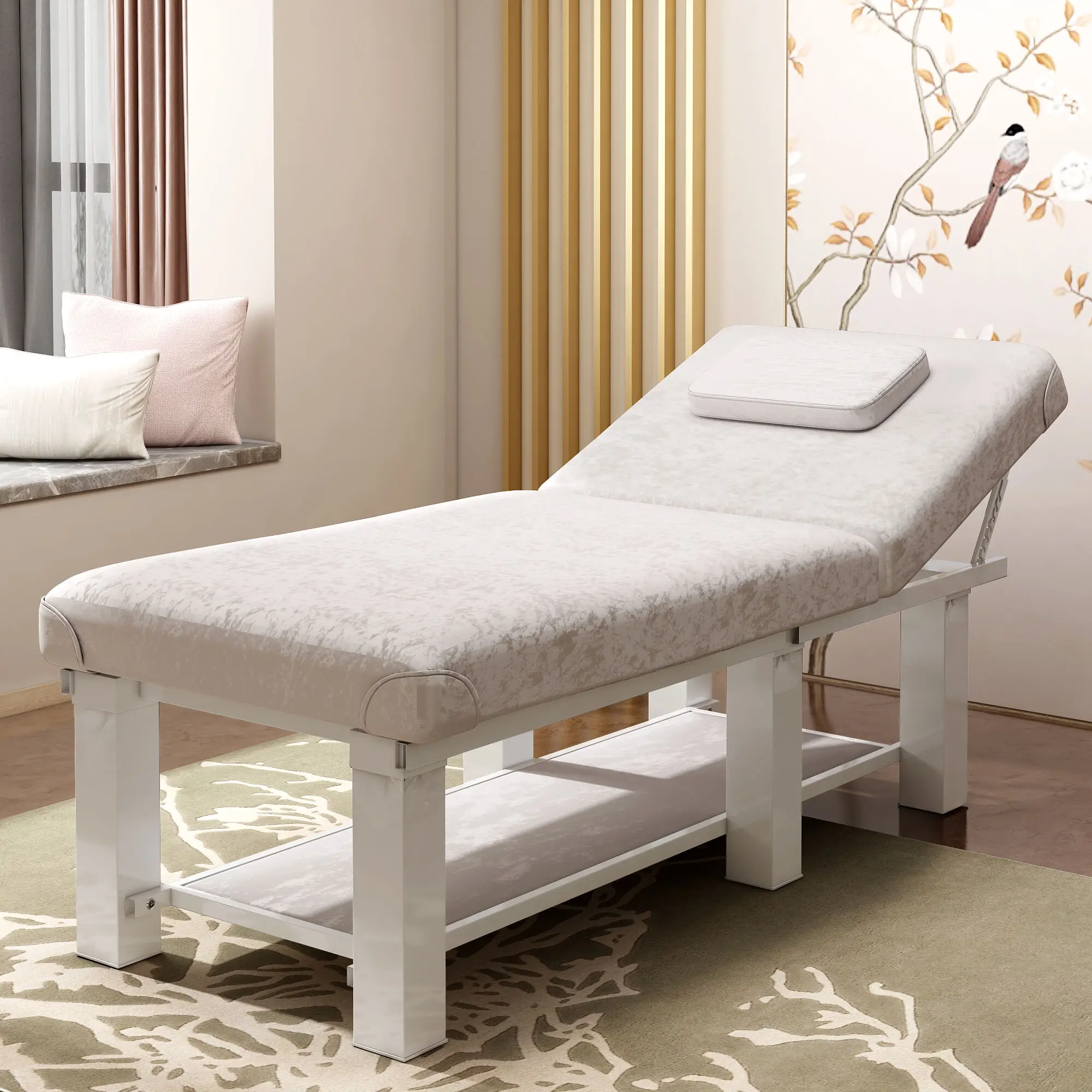 Beauty Massage Table Face Tattoo Therapy Lash Thai Massage Bed Spa Speciality Ear Cleaning Lettino Estetista Salon Furniture