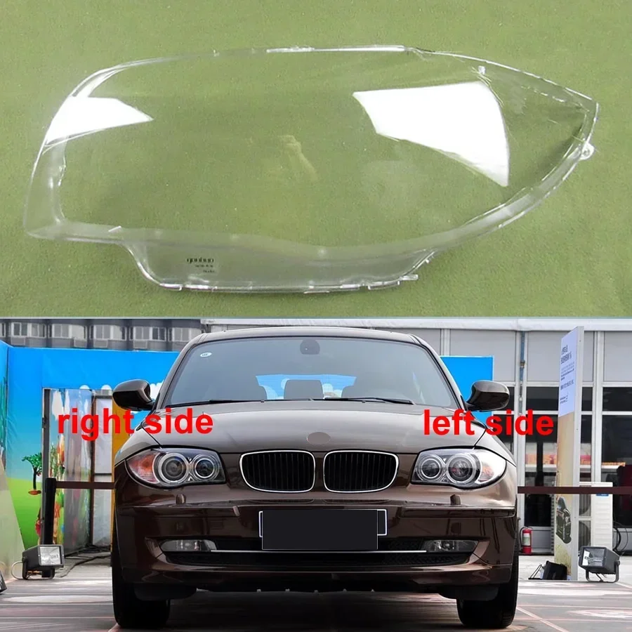 

For BMW 1 Series E82/E87 2008 2009 2010 2011 Car Accessories Transparent Headlight Cover Lampshade Headlamp Shell Plexiglass