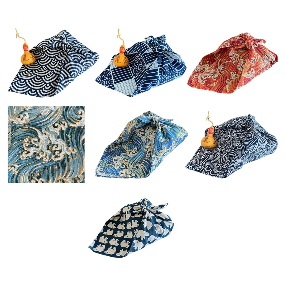 Tela de algodón para envolver Furoshiki, transpirable, Cm, para viajes, transpirable, cómodo de llevar, diseño ligero