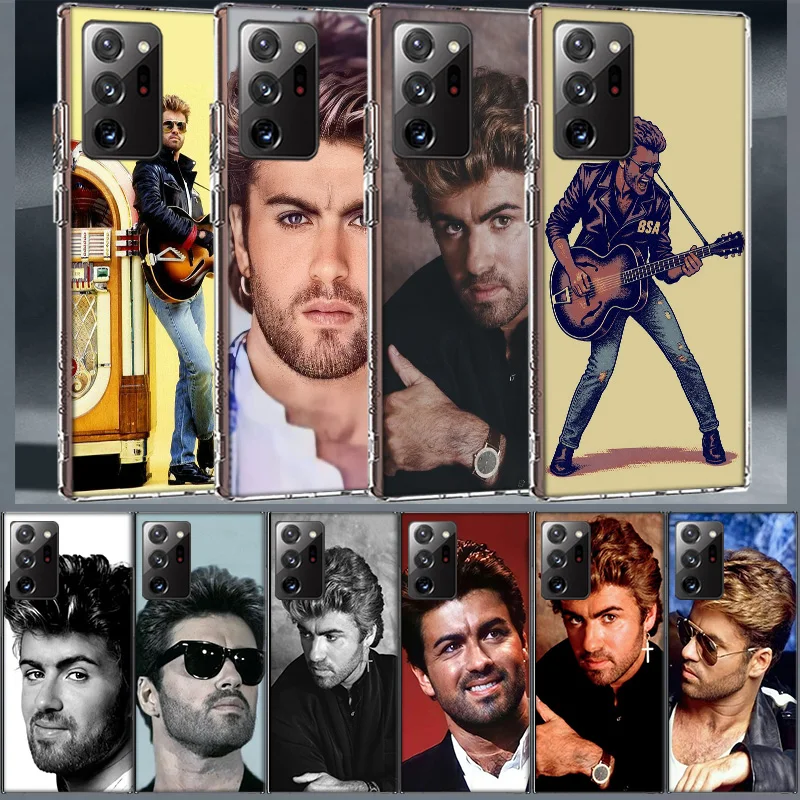 George Michael Phone Case for Samsung A55 A35 A25 A15 A07 A05S A16 A17 A26 A36 A37 A56 A57 Galaxy Note 20 10 A50S A71 A51 A31 A3