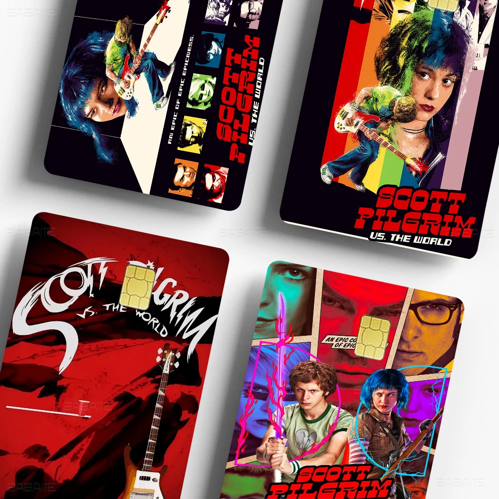 سكوت بيلجريم ضد. حافظة غطاء جلدي لفيلم الرسوم المتحركة من The World Game للجانب الأمامي لبطاقة الخصم الصغيرة والكبيرة بدون رقاقة #1