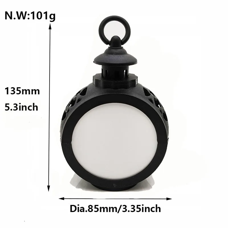 10pcs/Lot sublimation LED Storm Lantern Light Blanks Sublimation Christmas Ornament for Double Size Printing
