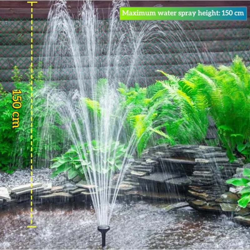 OTHC-SP100 Solar Garden Fountain Fish Pool Oxygen System ABS 10W Waterproof Fast Delivery