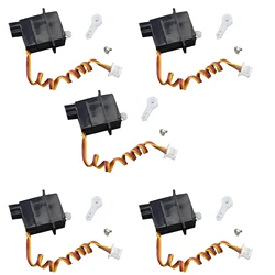 5X 1.9G Plastic Servo for Wltoys V966 V911S V977 V930 V931 XK K110 K124 A600 A430 A800 RC Helicopter Parts Accessories