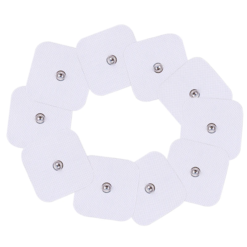 10/20PCS Tens Electrode Pads Electric Digital Therapy Machine Pulse Pad Acupuncture Massager Conductive Gel Sticker