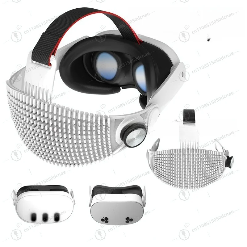 Lightweight Comfort VR Head Band Soft Breathable Cushion Adjustable Pressure Reduction Replacement Headwear