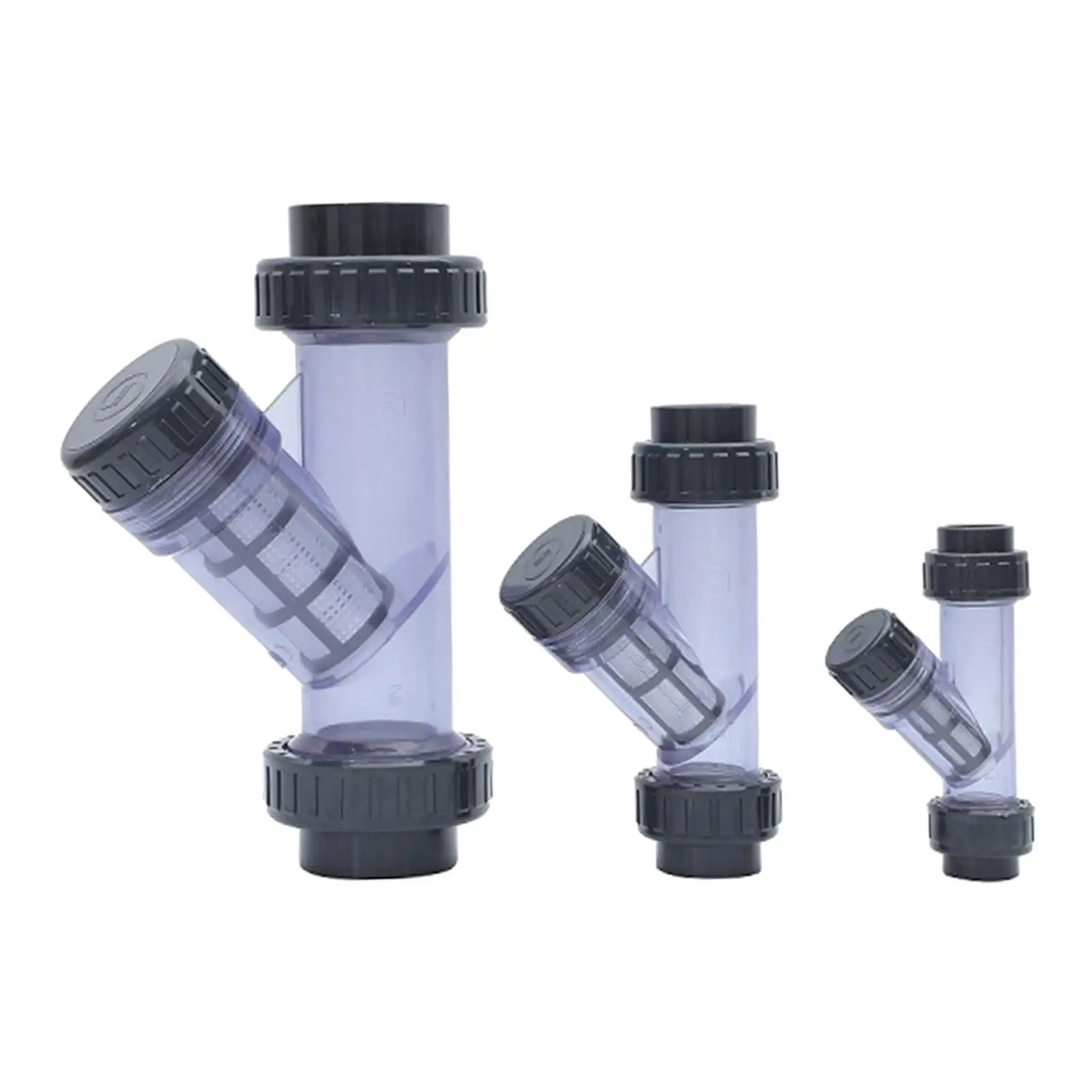 Clear Sediment Y Strainer, Water Fittings, Y Strainer for Portable Water Transfer