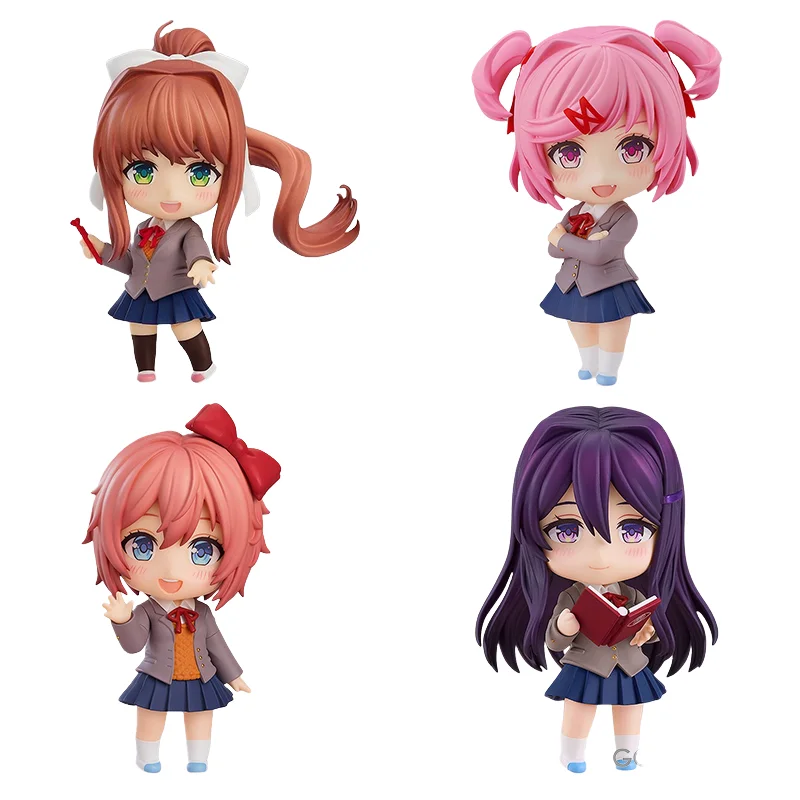 Doki Doki Literaturclub! Nendoroid Monika Natsuki Sayori Yuri Anime Actionfigur Spielzeug Geschenke für Erwachsene für Kinder Weihnachten