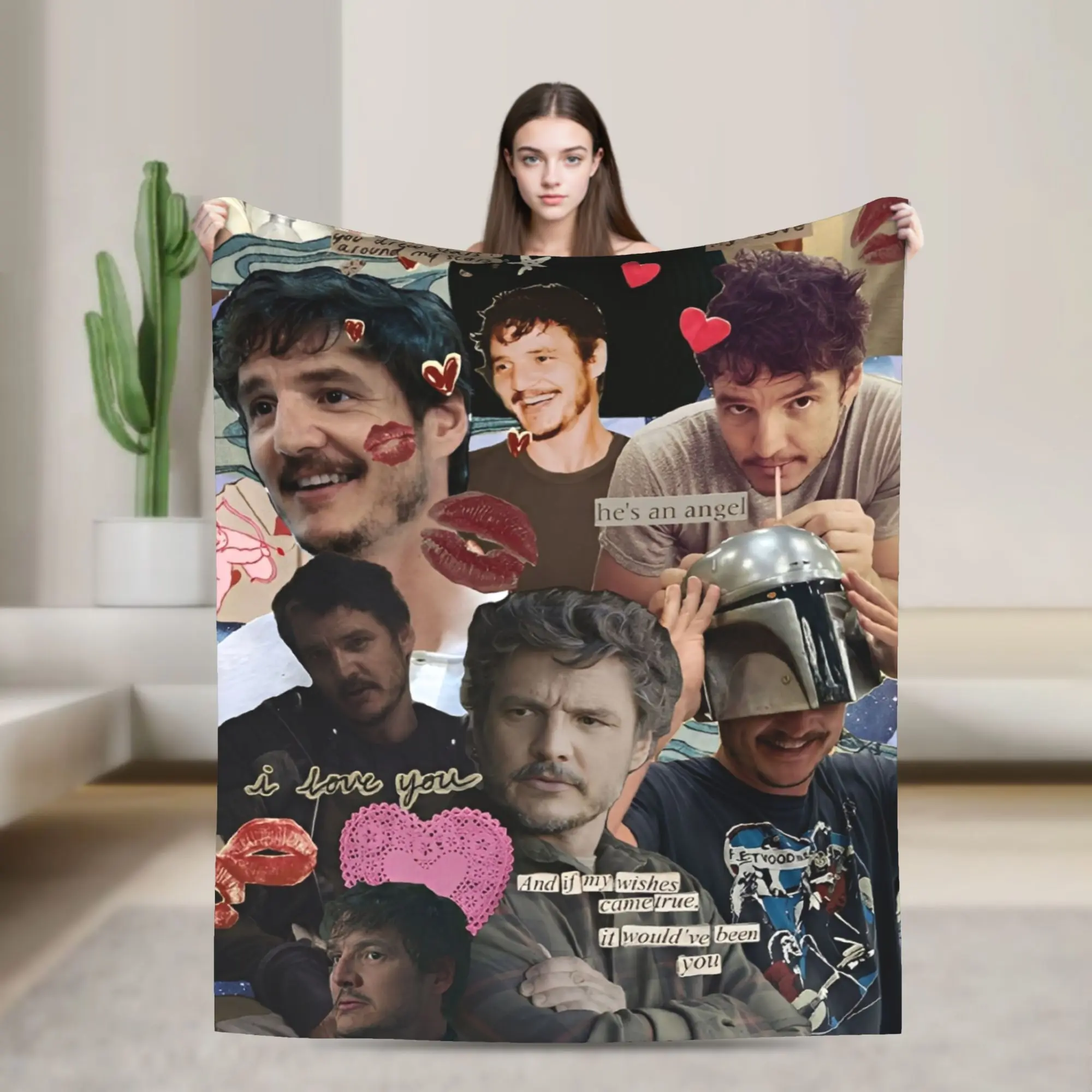 خوسيه بيدرو بالمسيدا باسكال بطانية التخييم الفانيلا رمي بطانية للأريكة السرير سوبر دافئ جودة مخصصة المفرش هدية فكرة