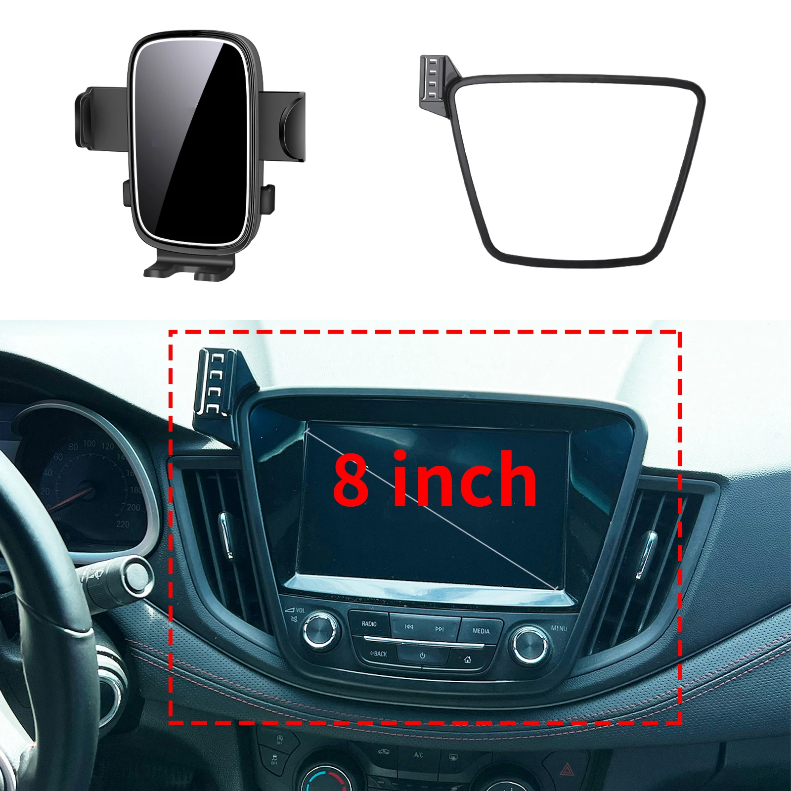 

fit for Chevrolet Monza 2016 2017-2021 Cavalier Custom Fit Phone Holder Mount Dashboard Screen Base No Drill Car​​ accessoires