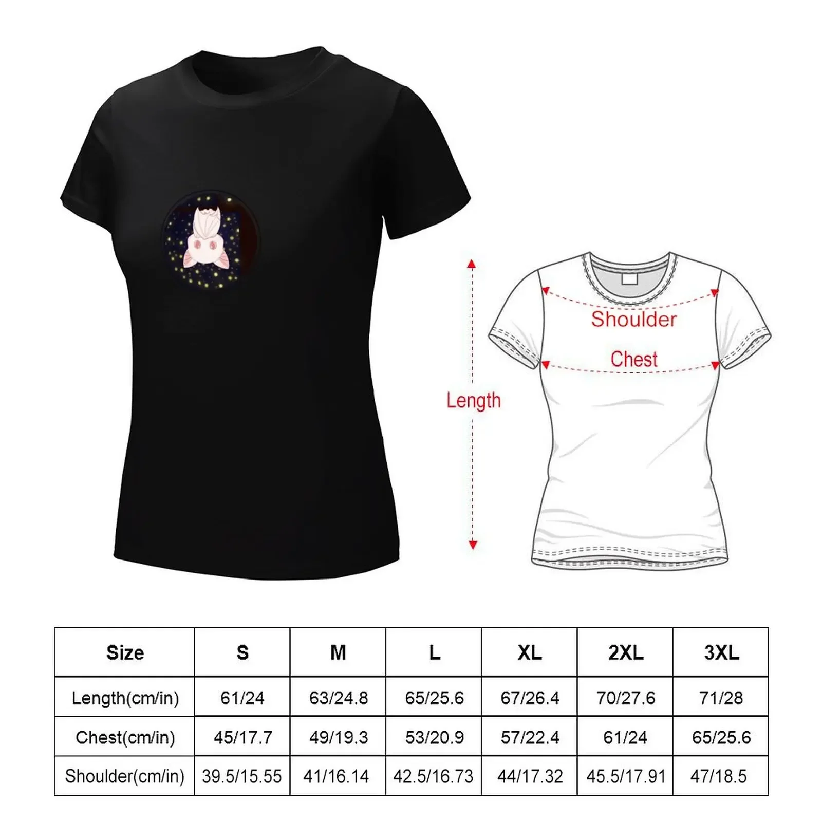 Little Albino Bat T-shirt cute clothes tops t shirts for Women