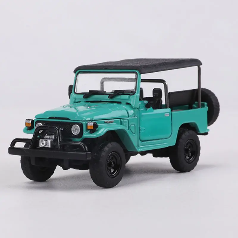 RM 1/64 Toyota Land Cruiser FJ40 Legering Speelgoedmotor Diecast Metaal Model Cadeau