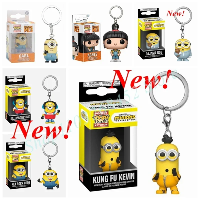 Funko المفاتيح التوابع سلسلة كارل أغنيس الأسطوانة التزلج ستيوارت الحيوانات الأليفة روك أوتو الكونغ فو كيفن بيجامة بوب عمل نموذج لجسم اللعب