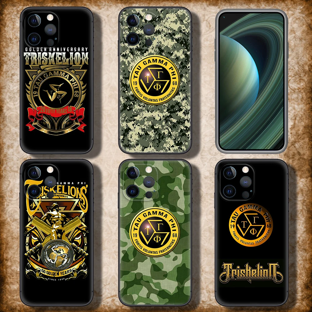 C260 Triskelion TAU Golden Soft Case for Redmi Note 11 11S 10 10T 10 Pro Max 10S 9T 9 9S 8 8T 7 Xiaomi Mi 11 11I 12 12X