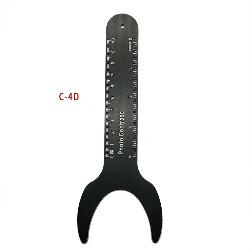 1pcs Dental Orthodontic Black Plate Photo Image Contrast Board Oral Image Contrast Oral Cheek Plate Scale Mark Autoclavable Tool