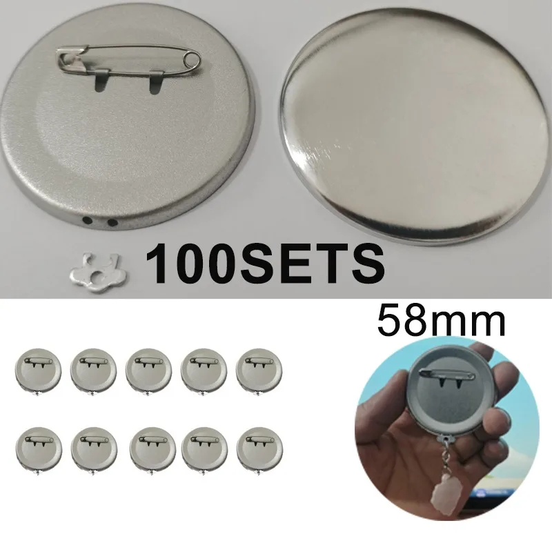 

58 м жесть подвесной значок расходные материалы нержавеющий дырокол матовый значок пустой материал аксессуары «сделай сам» без цепочек или виджетов