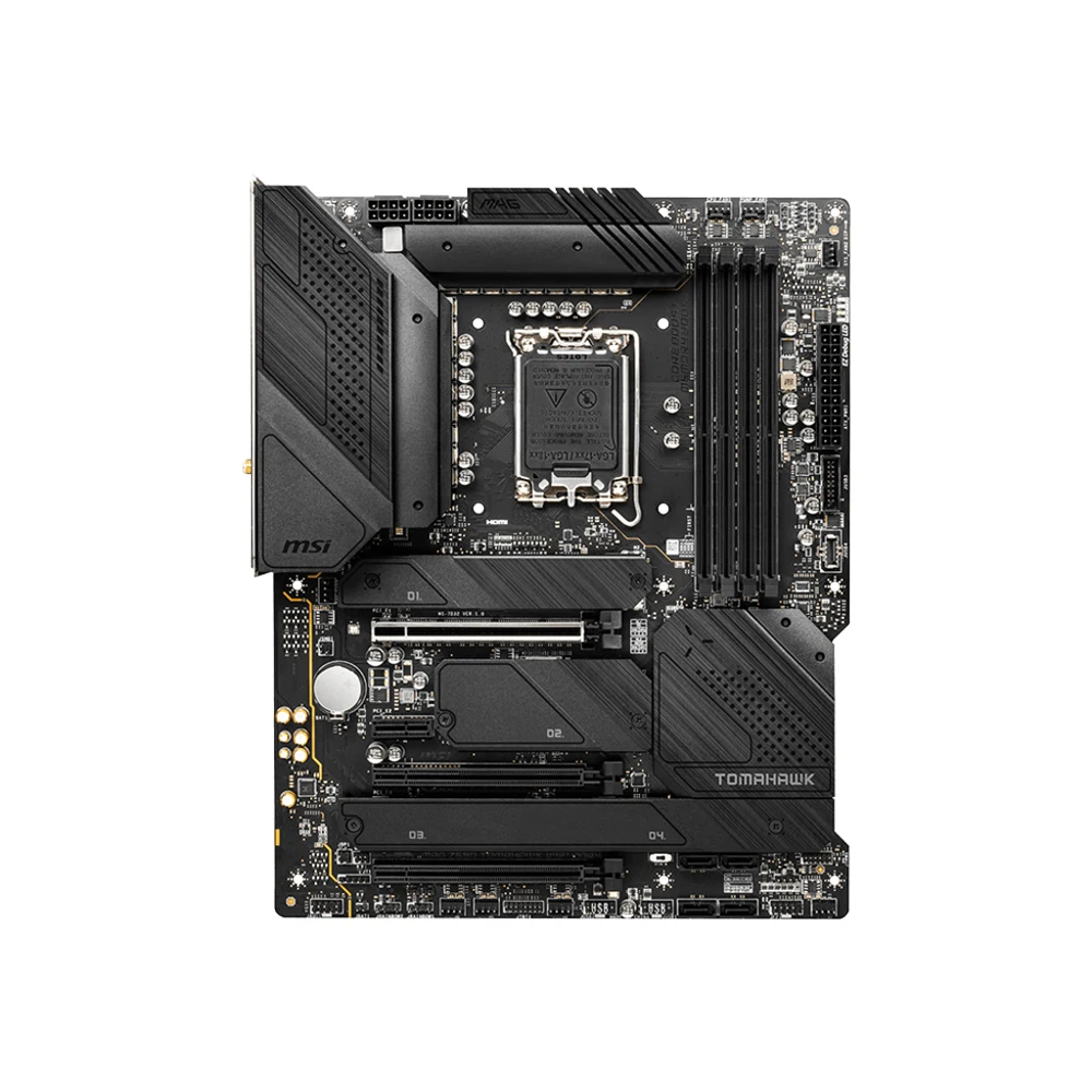 Imagem -02 - Msi-placa-mãe para Cpu Mag Z690 Tomahawk Wi-fi Ddr4 Lga1700 I914900k I7-14700k 1r 2133 2666 2933 3200 Mhz Atx